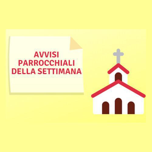 Avvisi della settimana 23-30 Novembre 2025 Avvisi della settimana 23-30 Novembre 2025