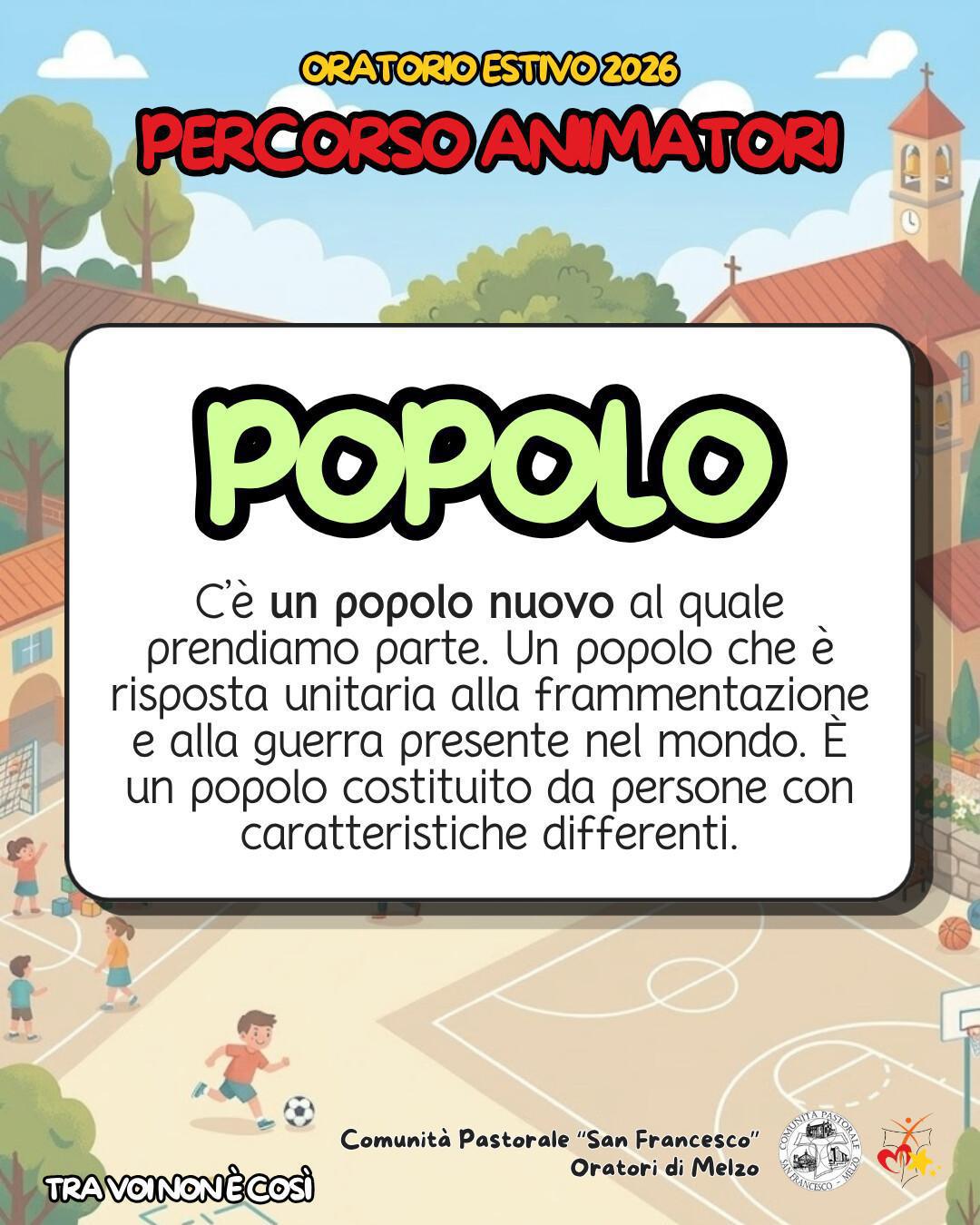 Animatori: Tra voi non è cosi - le 3 parole chiave