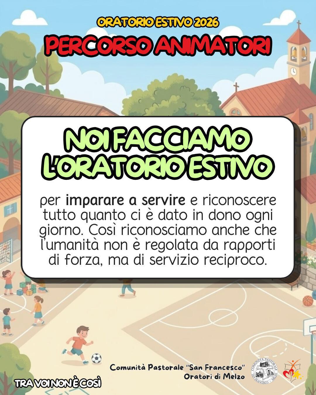 Animatori: Tra voi non è cosi - le 3 parole chiave