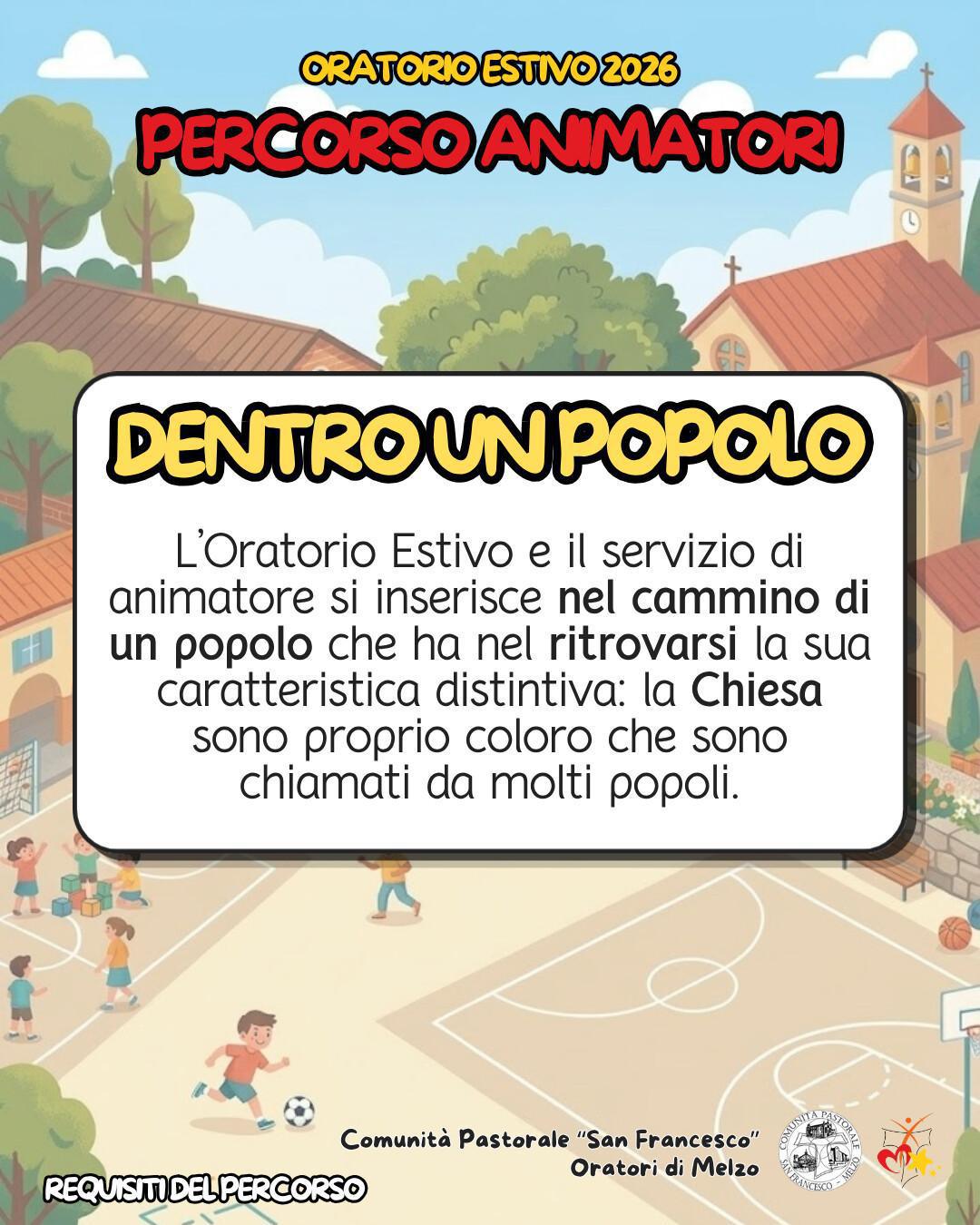 Animatori: Requisiti del percorso