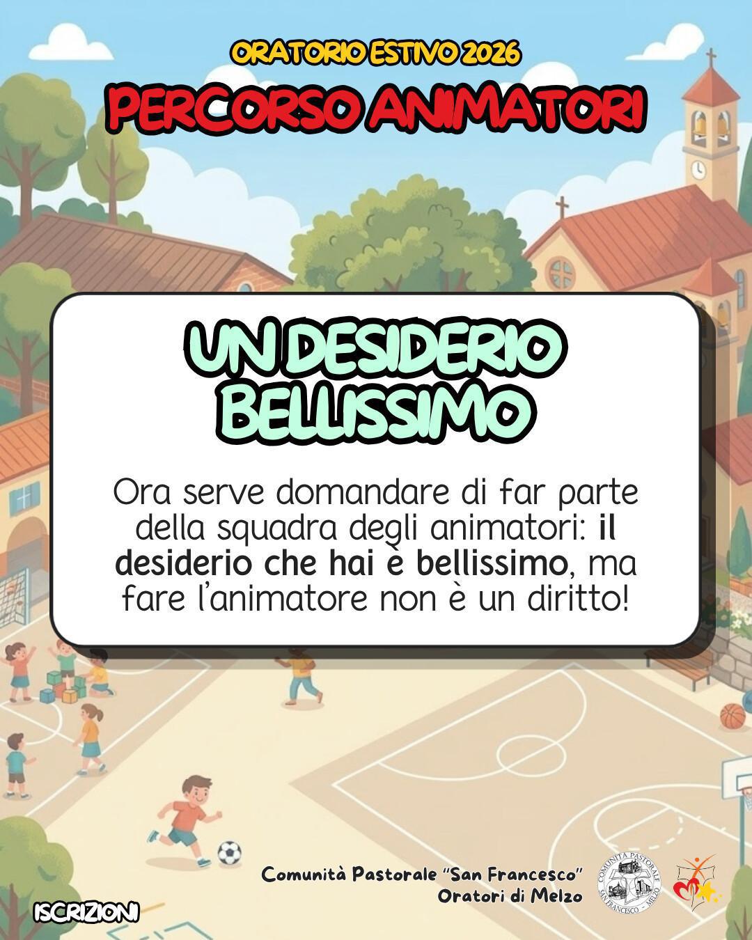 Animatori: Iscrizioni