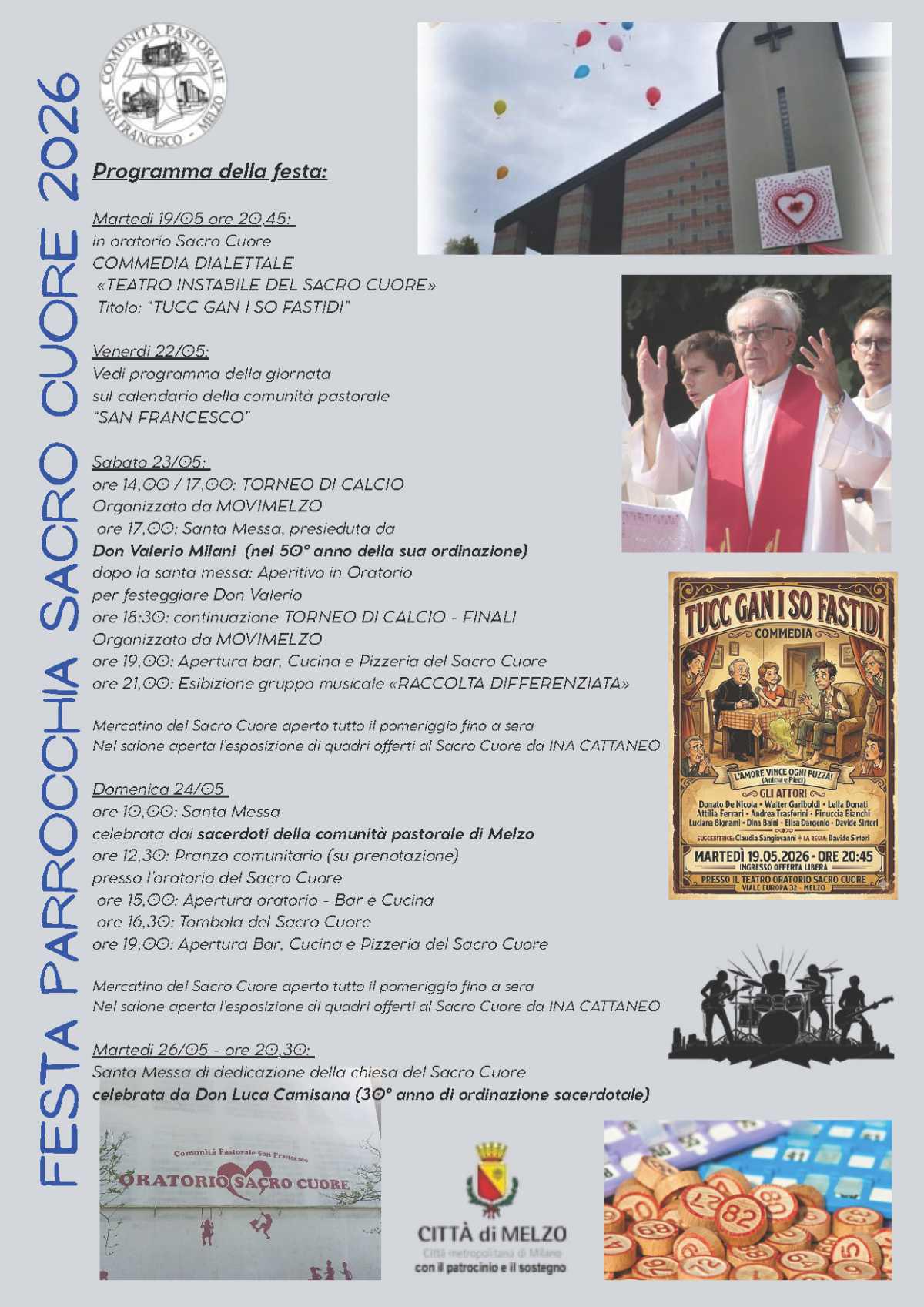Festa Sacro Cuore e 50° don Valerio