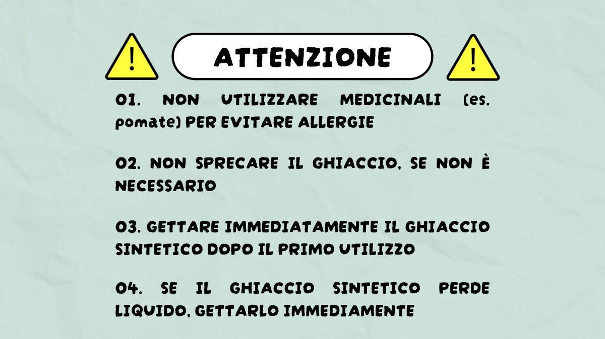 Attenzioni sanitarie