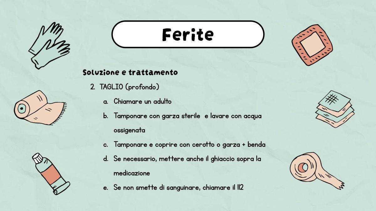 Attenzioni sanitarie