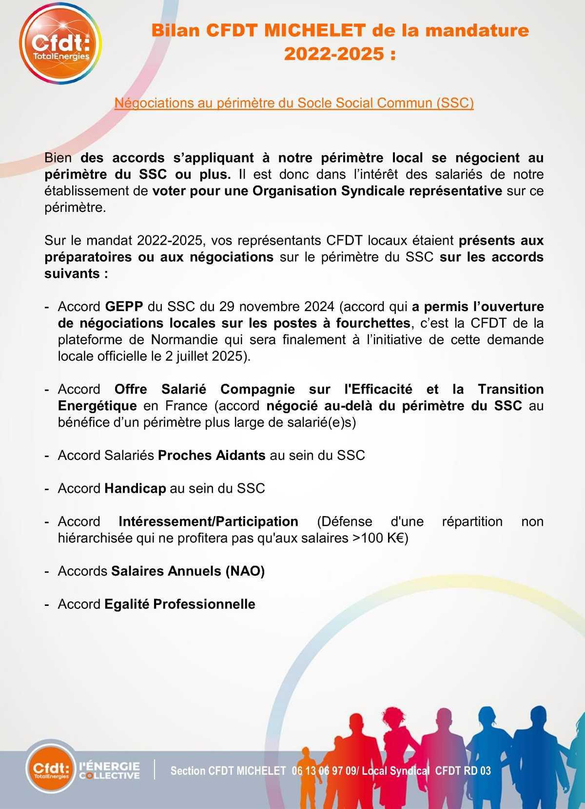 Elections professionnelles - Profession de Foi