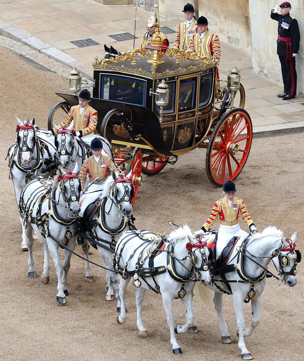 Carrosse, or et photos compromettantes — comment s’est déroulée la visite de Trump au Royaume-Uni Carrosse, or et photos compromettantes — comment s’est déroulée la visite de Trump au Royaume-Uni