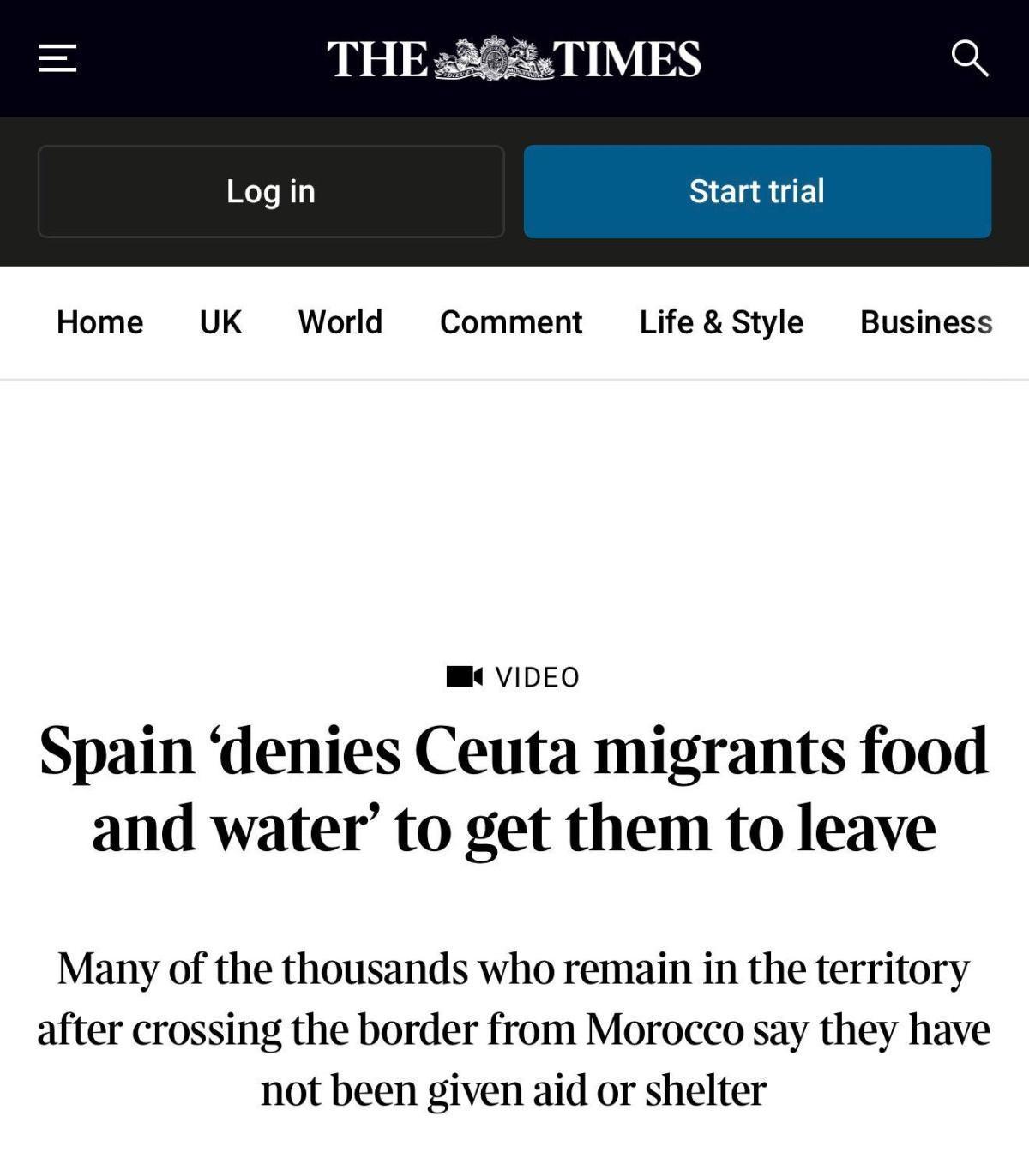 Titre choc, réalité complexe : ce que révèlent les accusations de privation de nourriture et d'eau visant les migrants à Ceuta
