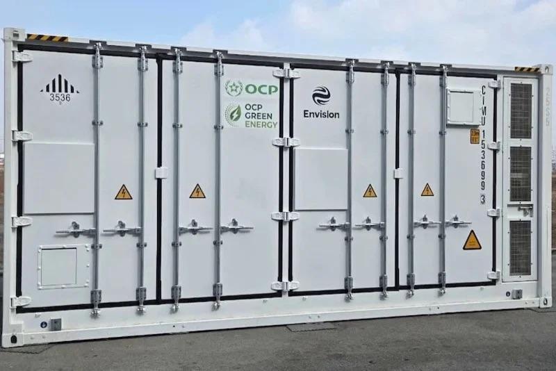 OCP stocke l'électricité solaire à Benguerir