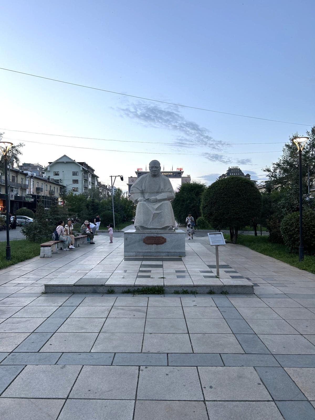 Prime Minister B. Tserendorj Statue