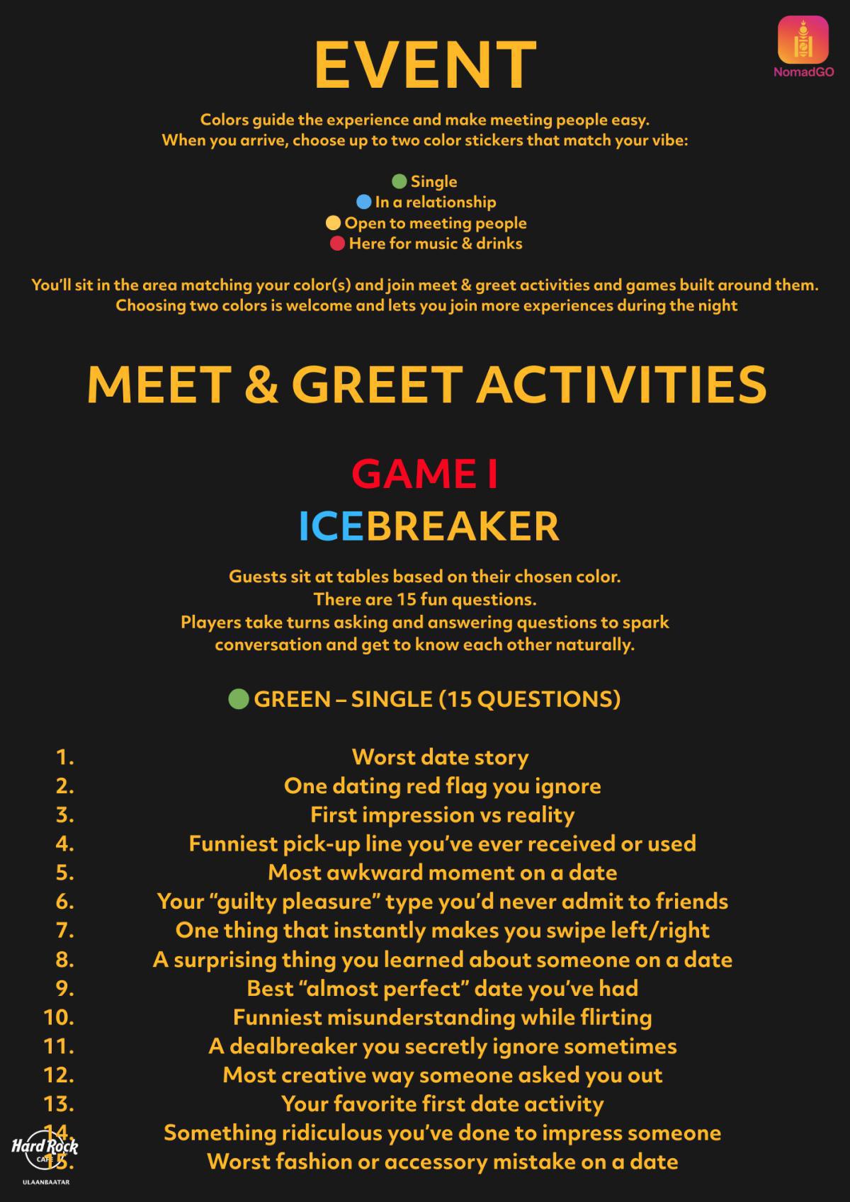 One More Time Event - NomadGO
