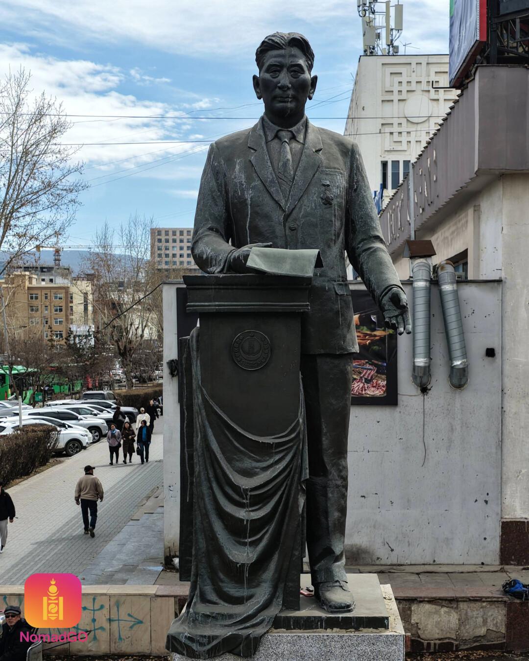 Monument to Academician B. Shirendev Monument to Academician B. Shirendev