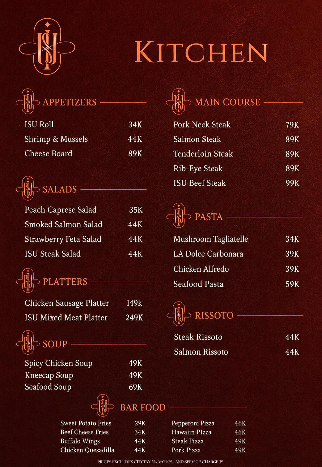 ISU Resto & Bar | Chic Spot in Ulaanbaatar ISU Resto & Bar | Chic Spot in Ulaanbaatar