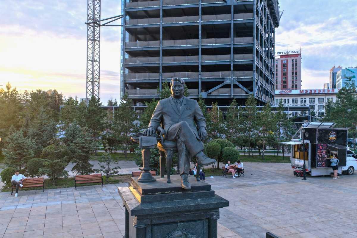 Yumjaagiin Tsedenbal Statue