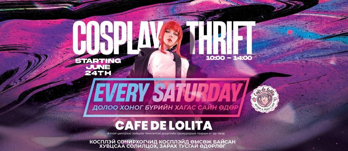 Cosplay Thrift - Cafe de Lolita (Every Saturday) Cosplay Thrift - Cafe de Lolita (Every Saturday)