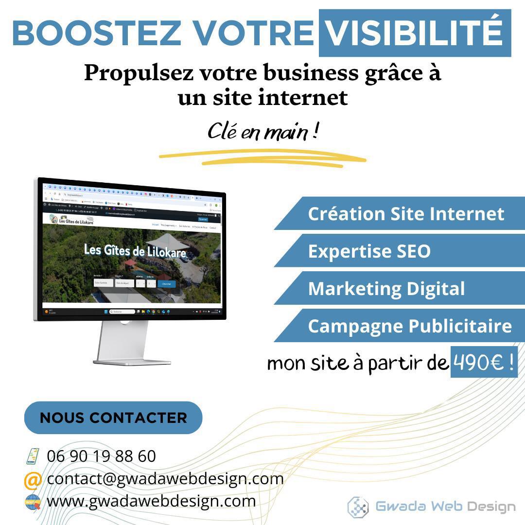 GWADA WEB DESIGN - création et gestion de site internet GWADA WEB DESIGN - création et gestion de site internet