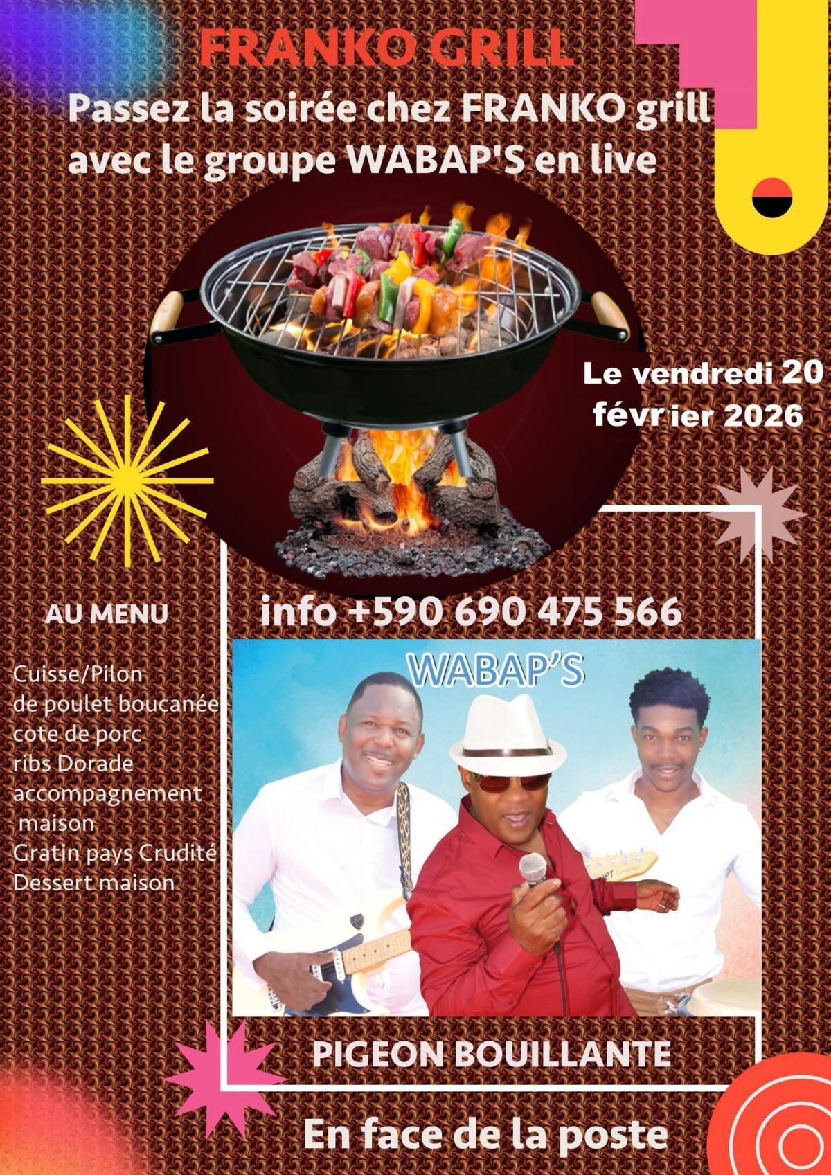 Soirée-concert FRANKO GRILL