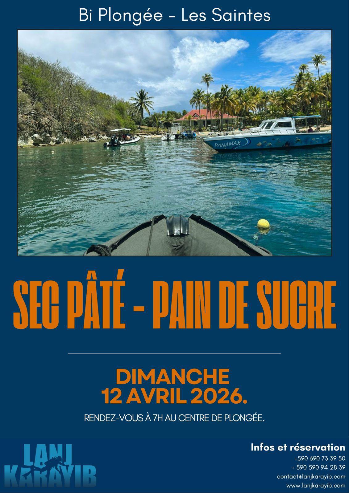 Sortie plongée sur le Sec Pâté avec LANJ KARAYIB