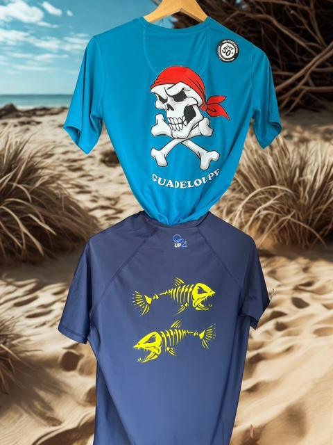 CARIBBEAN COLORS - Custom T-shirt shop offering customizable UV-protective T-shirts and screen printing services for individuals, businesses, and organizations