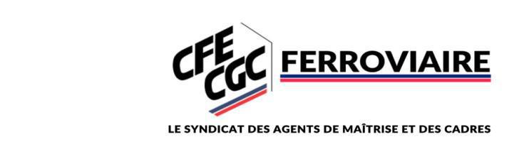 La CFE-CGC au sein du secteur ferroviaire