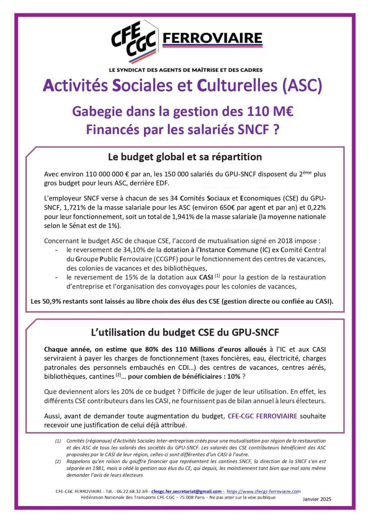 Pour de belles Activités Sociales et Culturelles