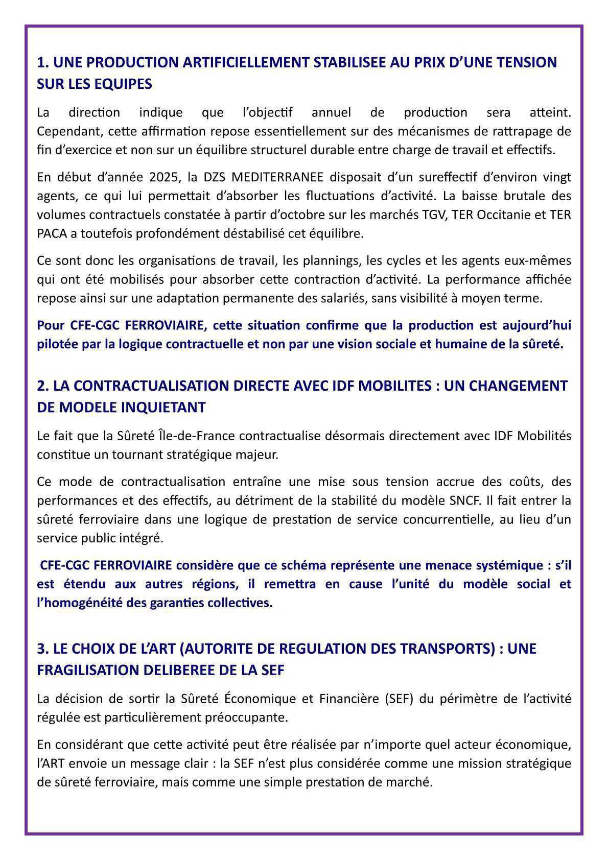 Bilatérale du 5 décembre DZS Med