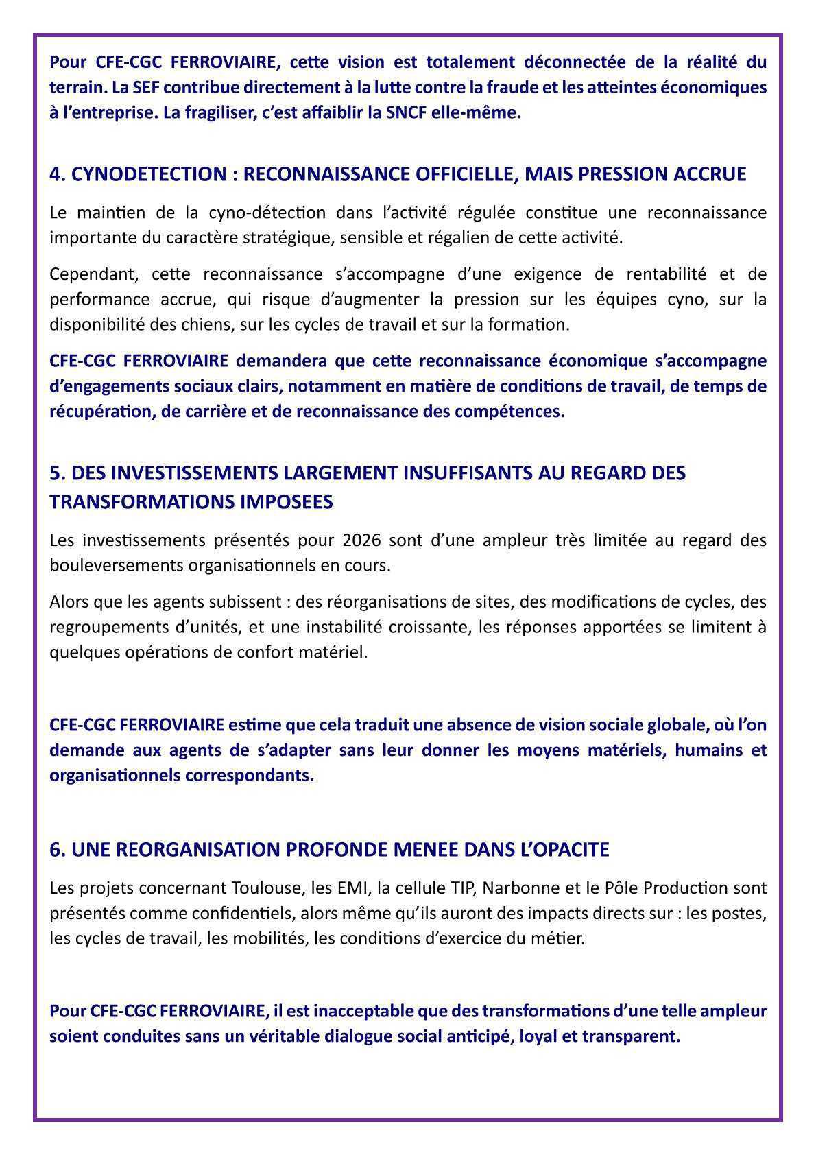 Bilatérale du 5 décembre DZS Med