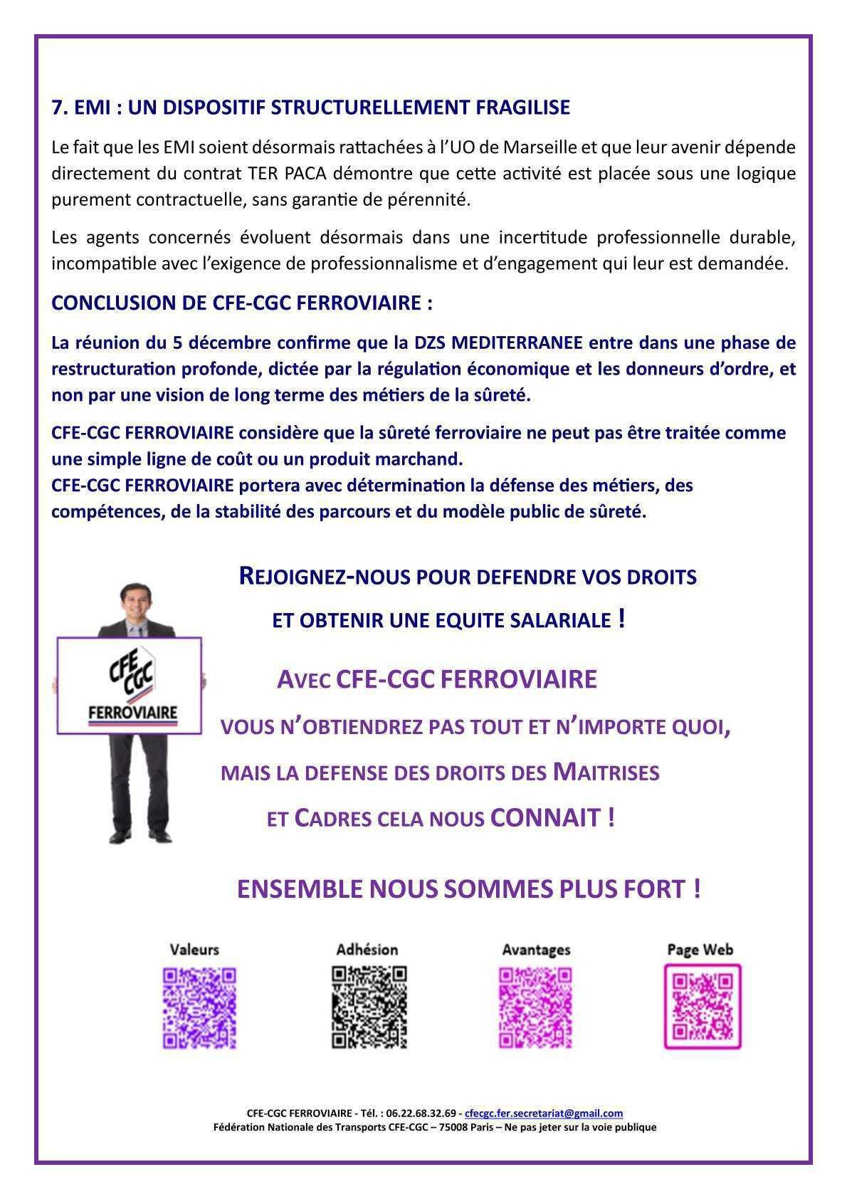 Bilatérale du 5 décembre DZS Med