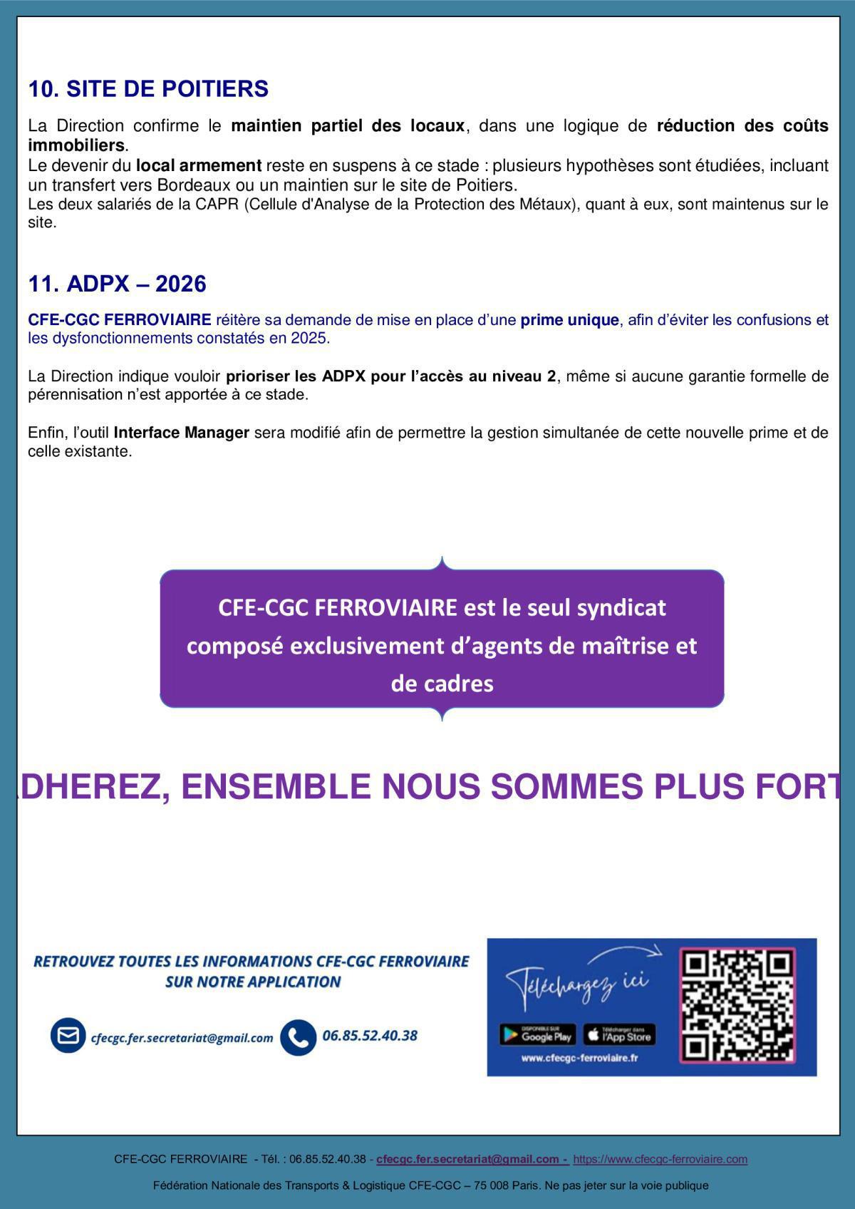 CR de la bilatérale du 18 décembre avec Xavier Roche