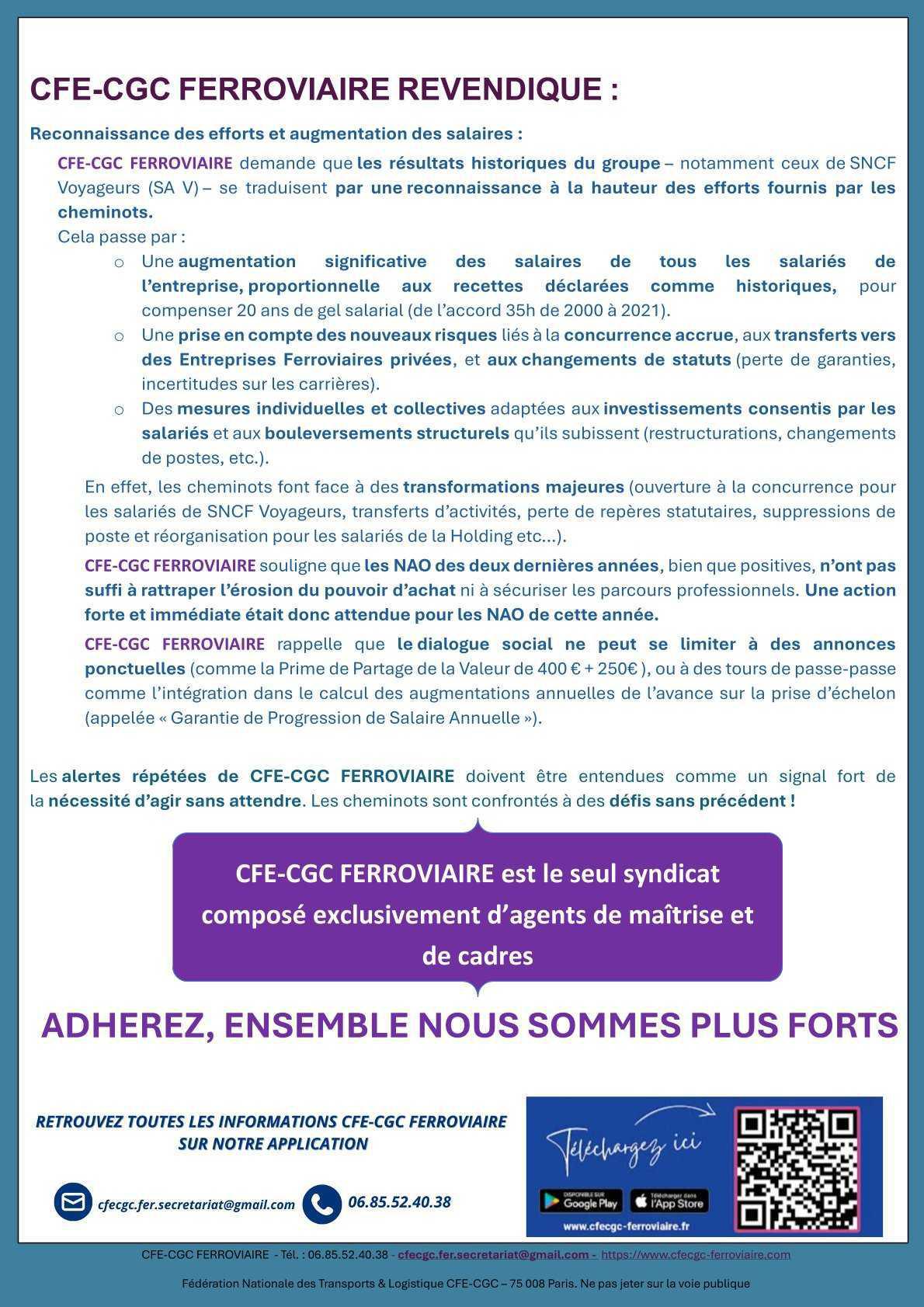 GPU SNCF - Résultat des NAO 2026