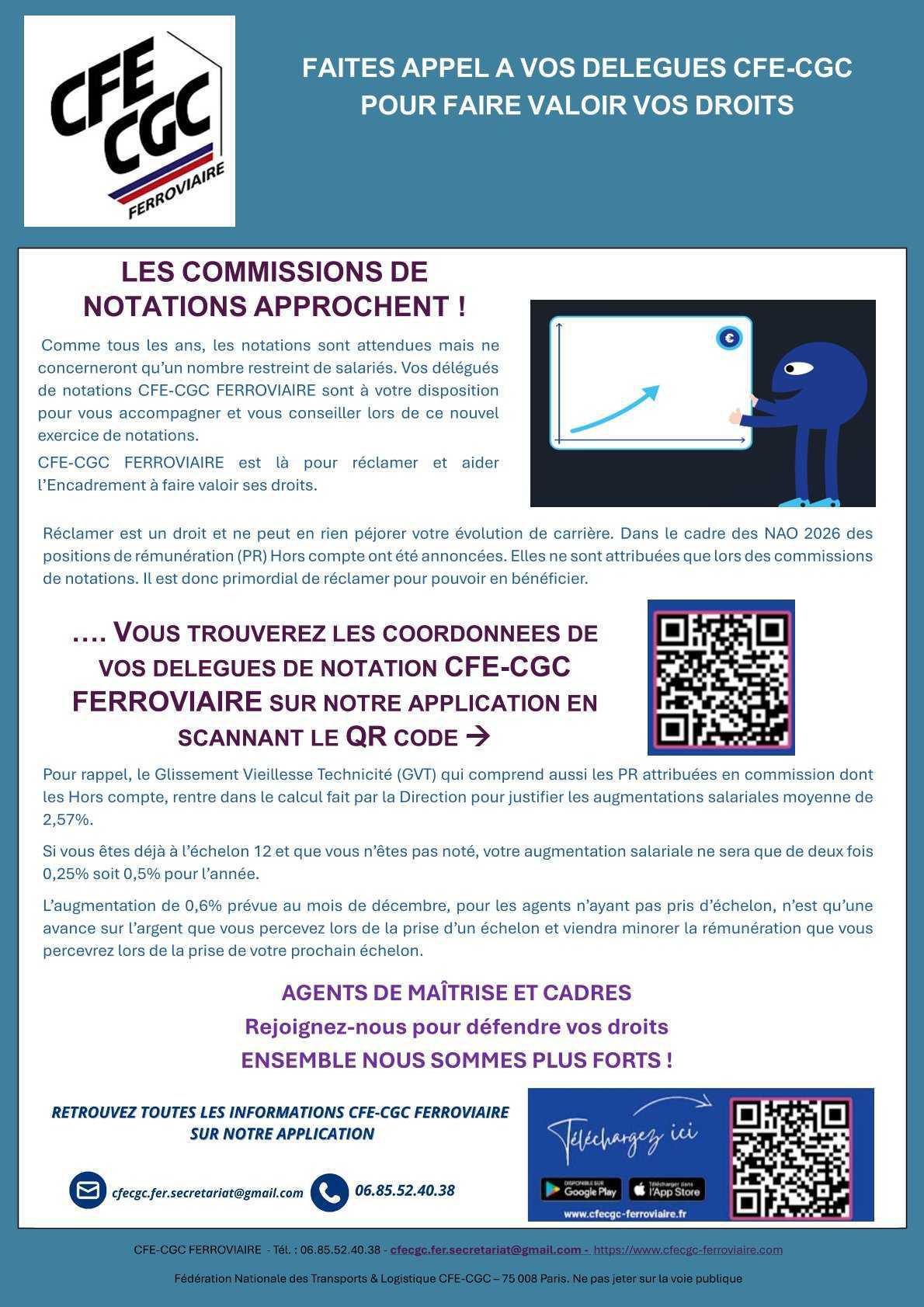 Les commissions de notation approchent