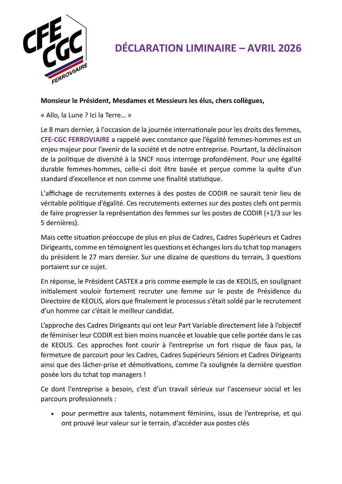 CSE DL avril 2026