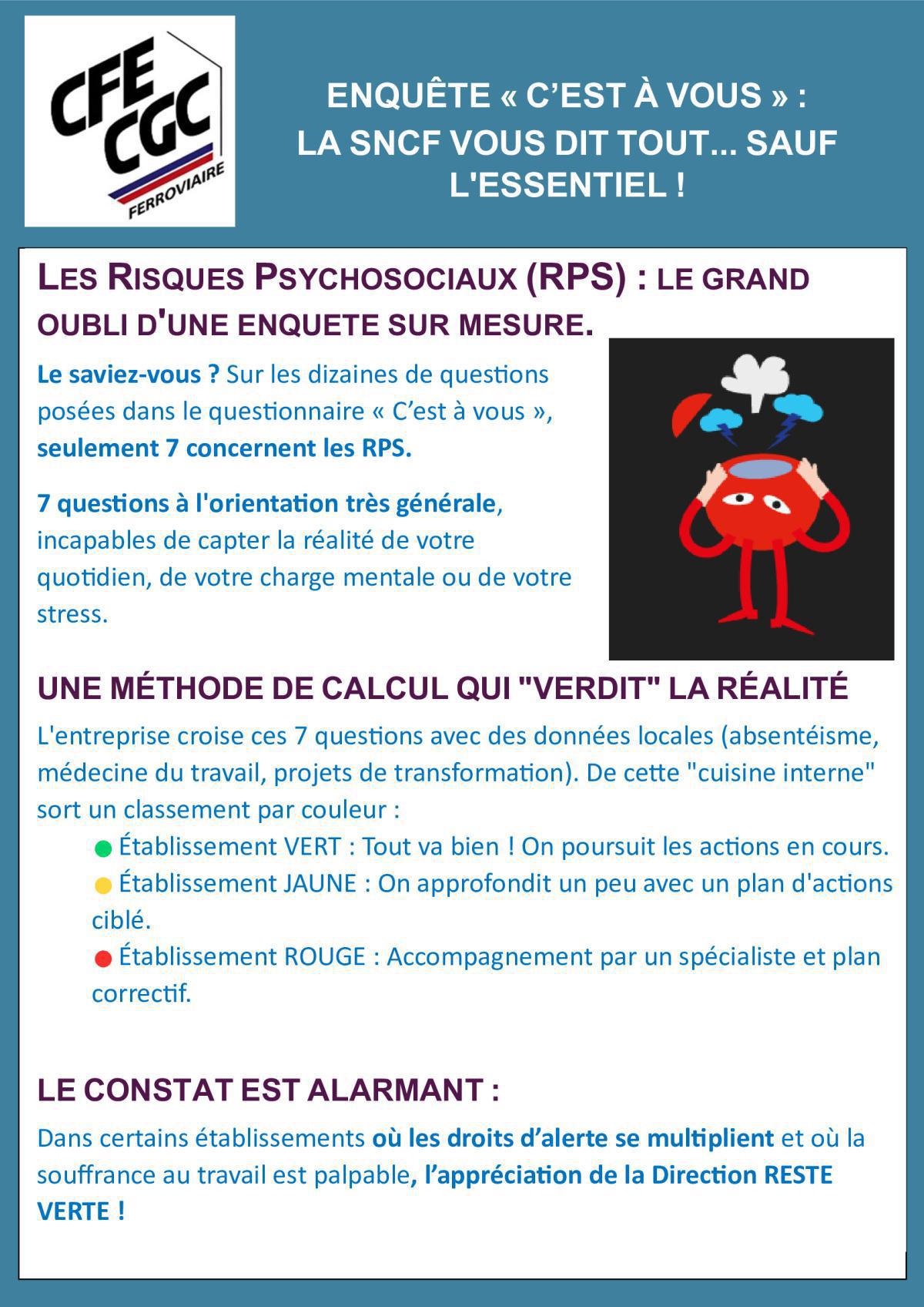ENQUÊTE « C’EST À VOUS » : LA SNCF VOUS DIT TOUT... SAUF L'ESSENTIEL !