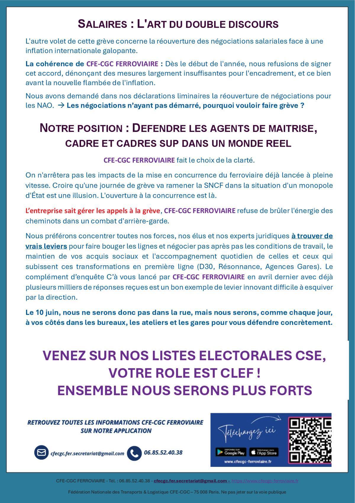 Grève du 10 juin, pourquoi nous Ne battons Pas le pavé