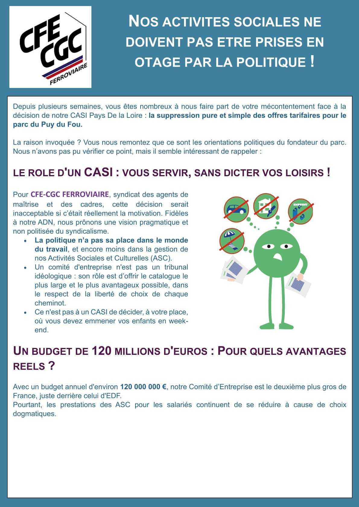Apolitisme pour nos ASC