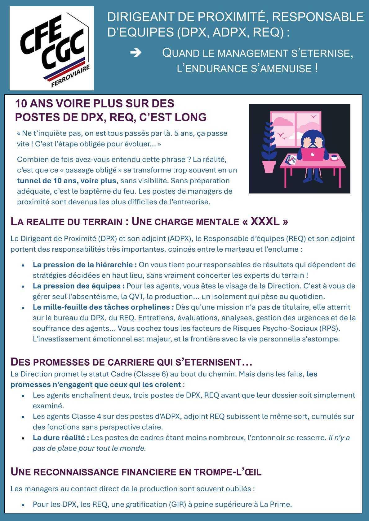Dirigeant de proximité, Responsable d'Equipe