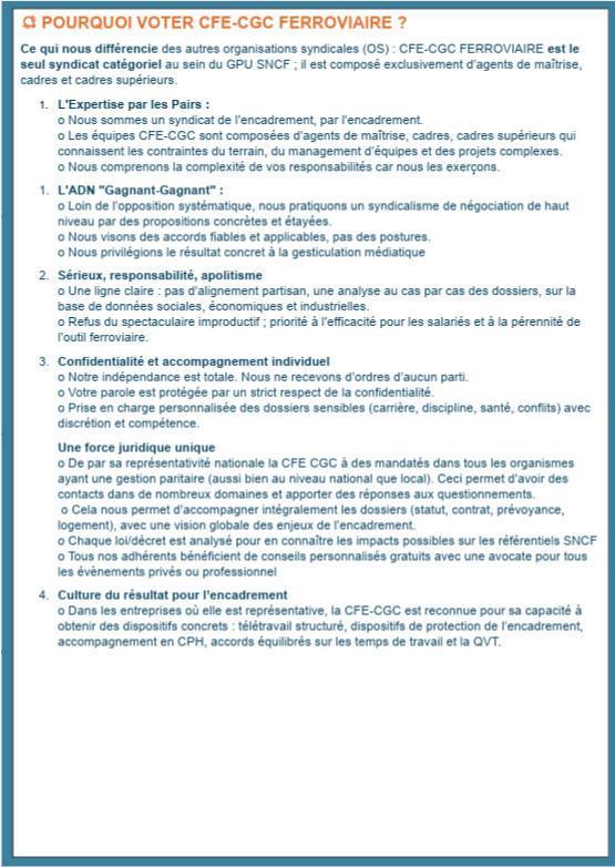 ELECTIONS PROFFESIONNELLES 2026