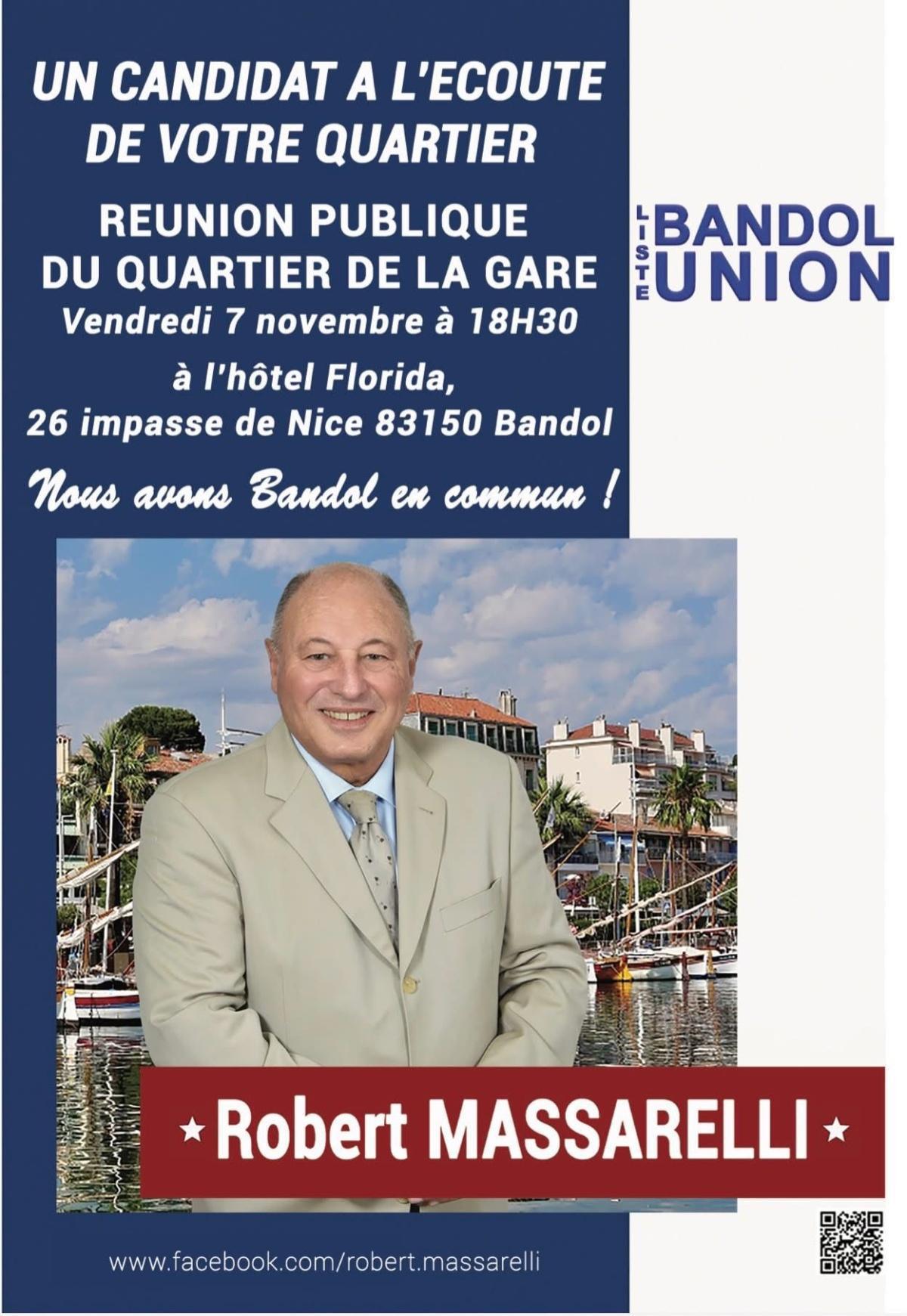 Réunion de quartier du 7 Novembre - Quartier de La Gare