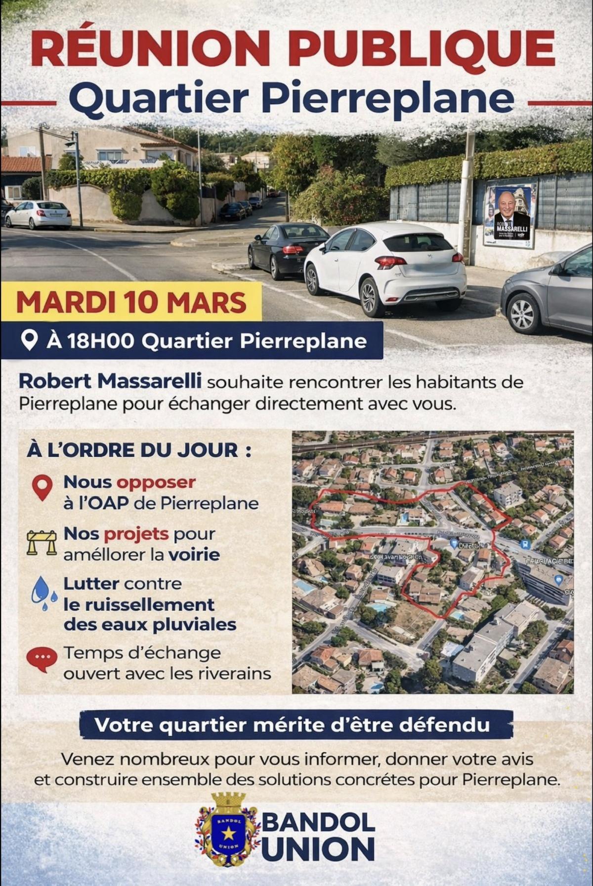 Réunion de quartier Pierreplane Réunion de quartier Pierreplane