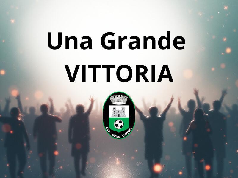 Una grande vittoria