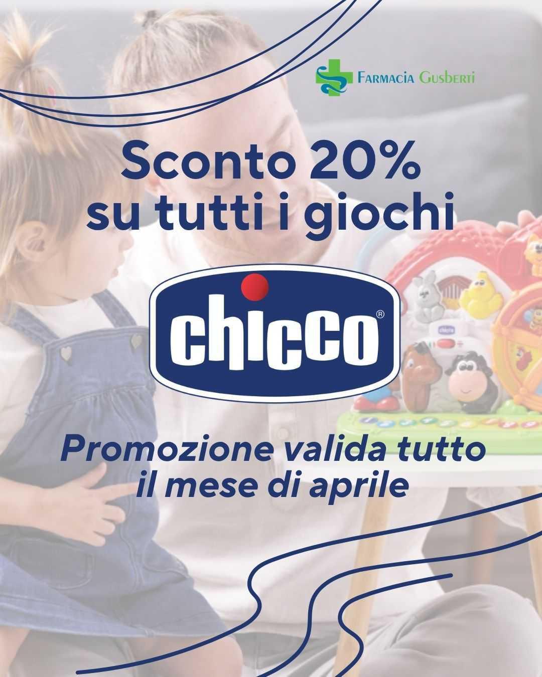 Promo Giochi Chicco -20% Promo Giochi Chicco -20%
