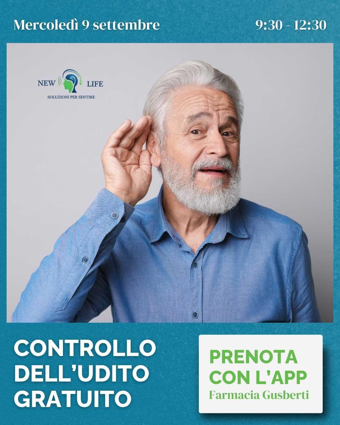 Controllo gratuito dell'udito