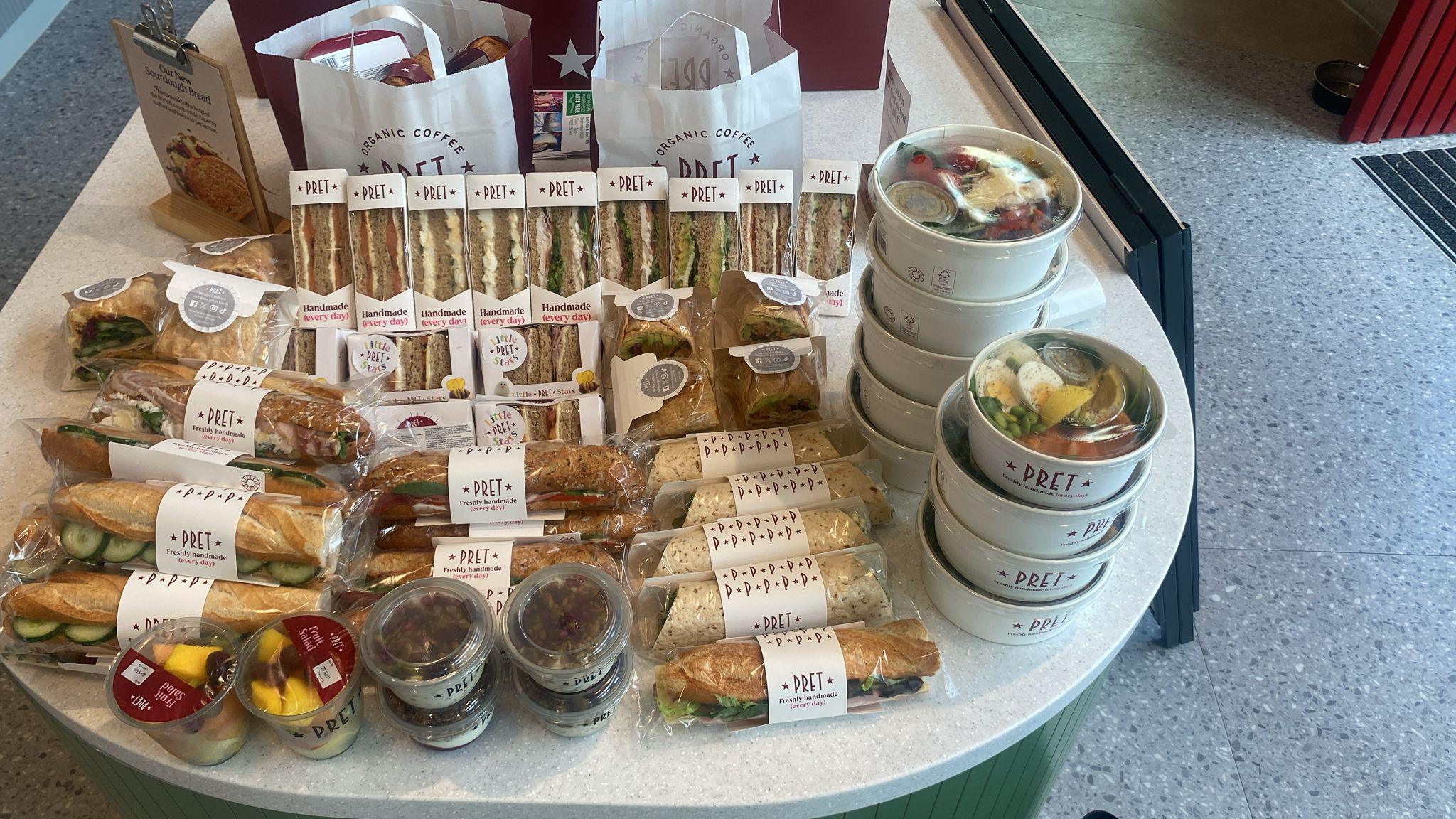 Donated Pret donations