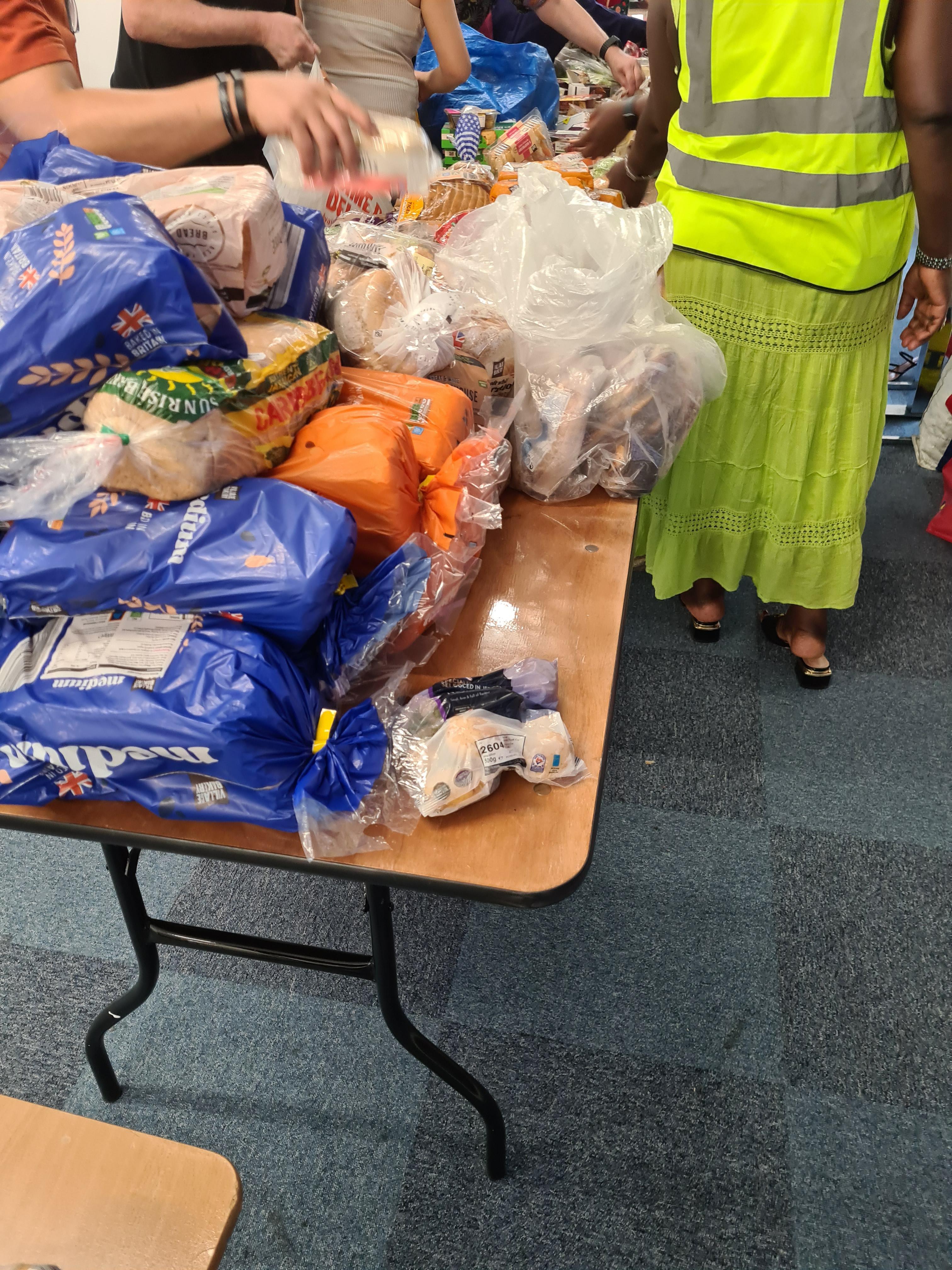 Donated items at Woolwich