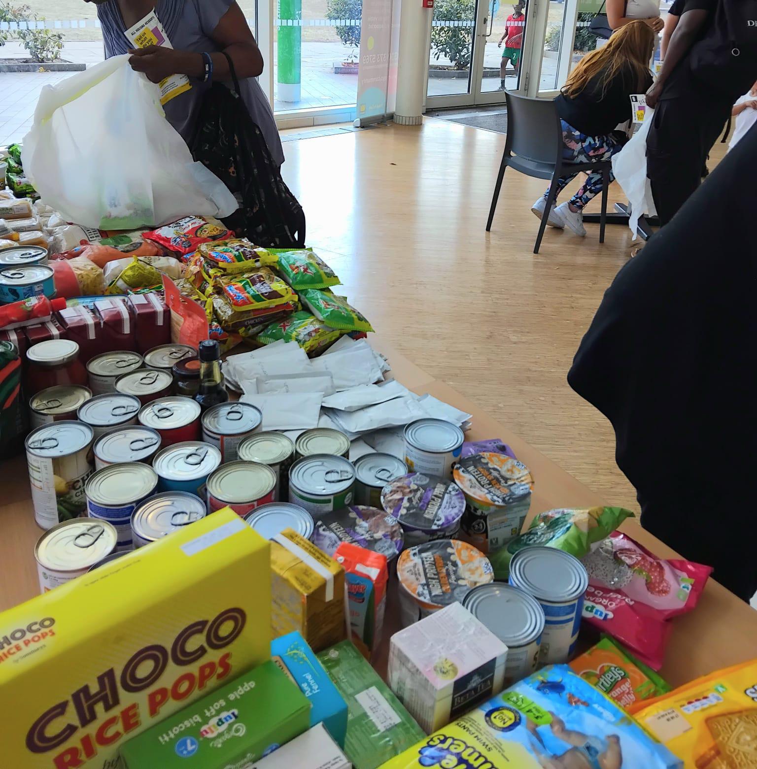 Donated items  for people in need