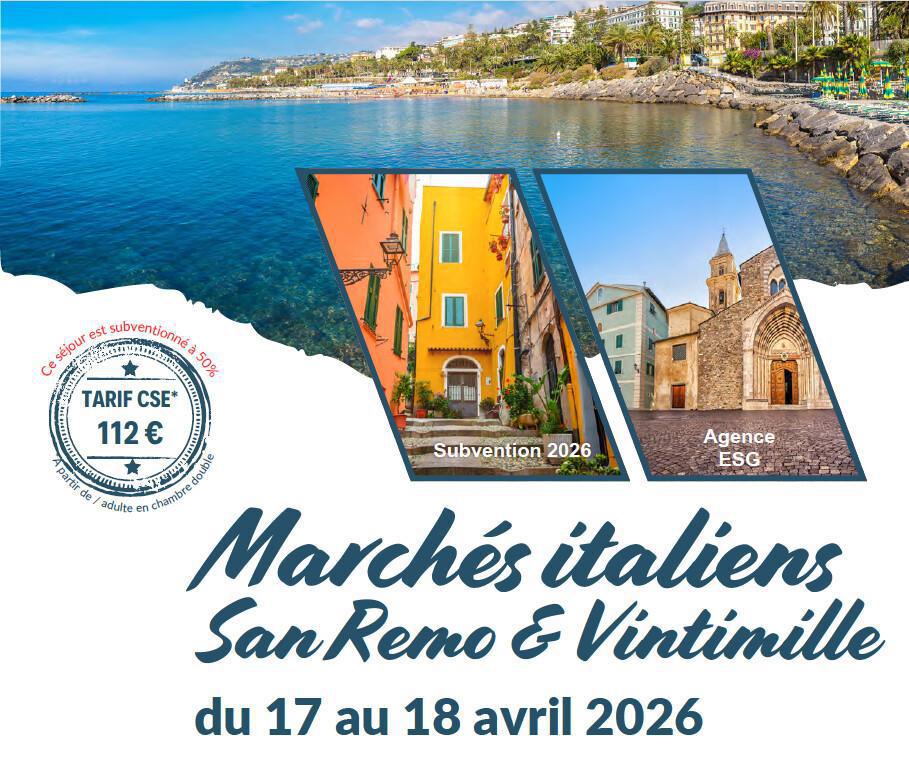 Marchés italiens San Remo & Vintimille