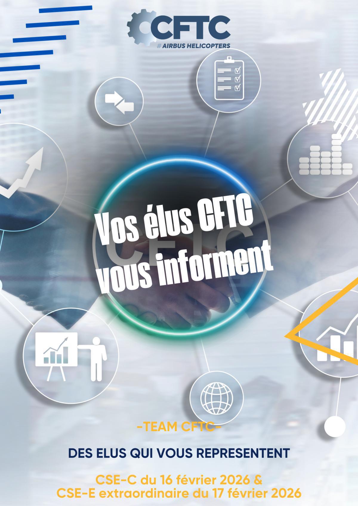 CSE-C du 16 février & CSE-E extraordinaire du 17 février