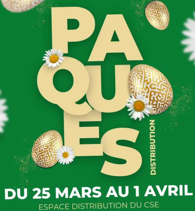 Ca commence demain! Distribution de Pâques