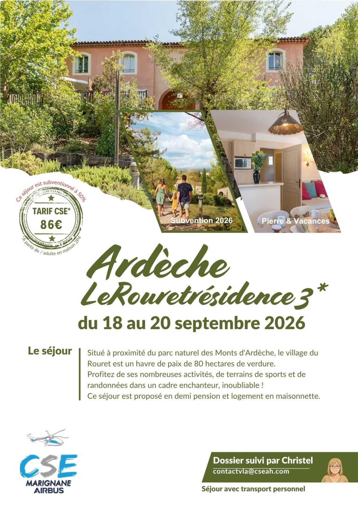 Un week-end en Ardèche?