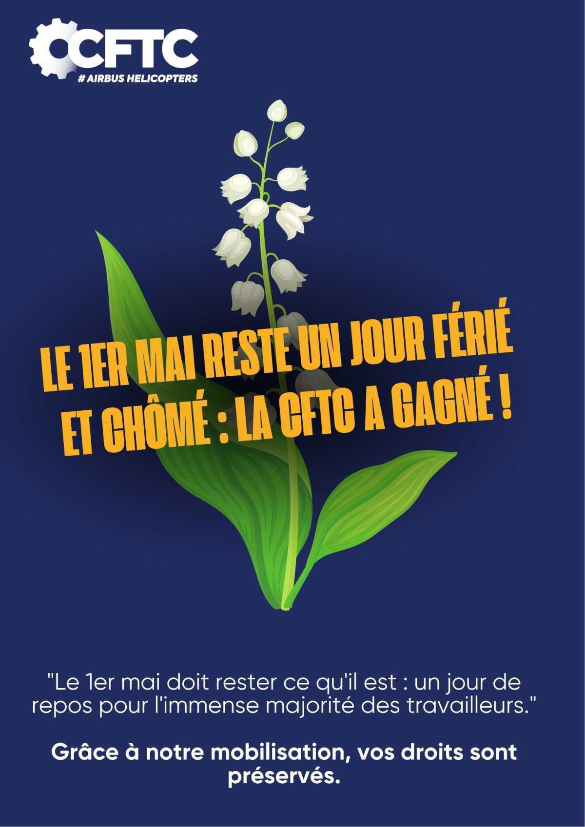 Bonne fête du travail!