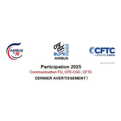 Tract entente participation, dernier avertissement!